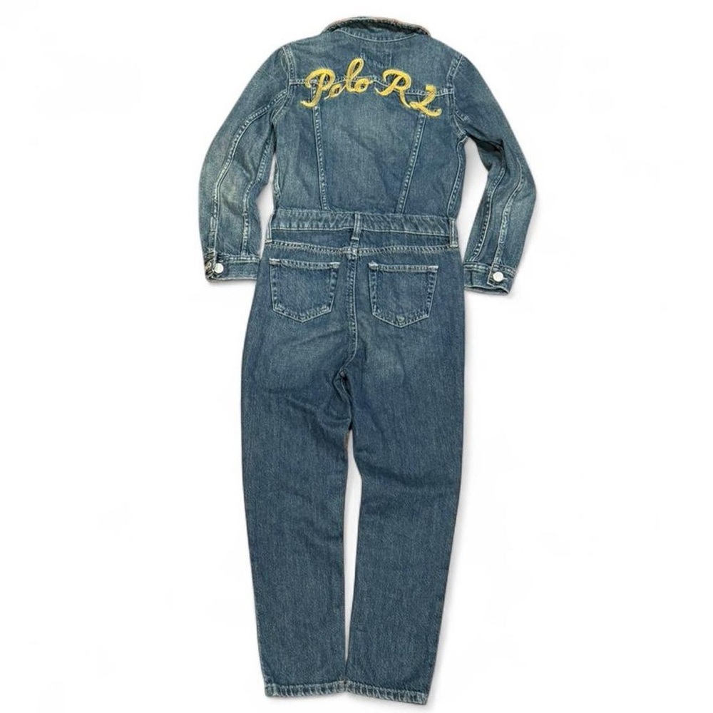 Vintage Polo Ralph Lauren Embroidered Denim Coveralls